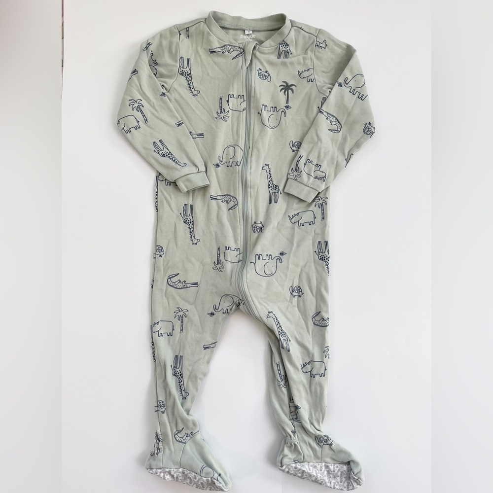 Pekkle Animal Adventure Kids Footie Pajamas
